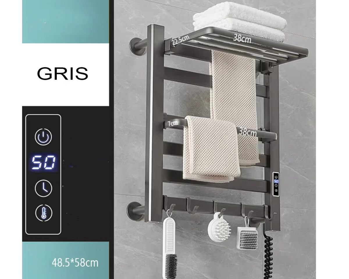 Radiateur électrique salle de bain avec étagère