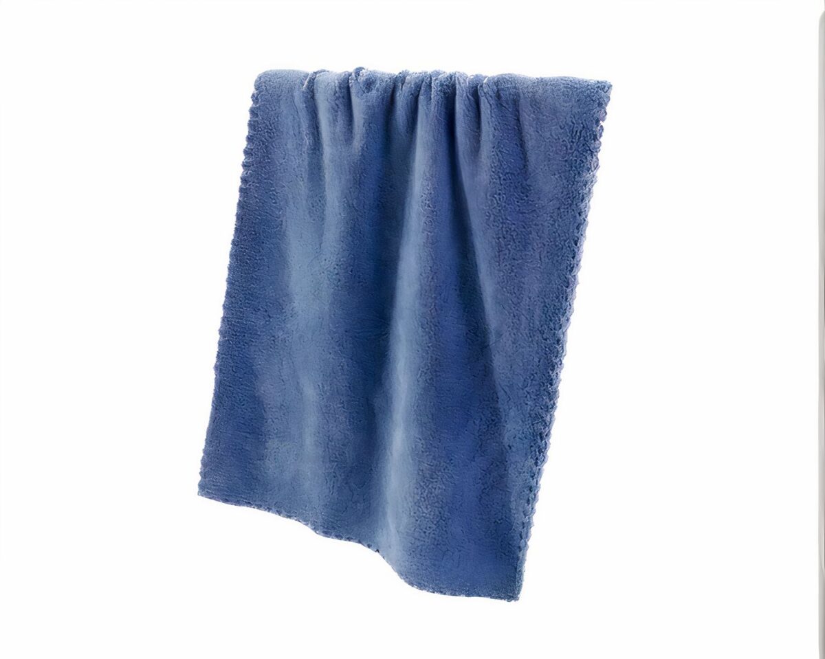 Serviette de bain colorée super absorbante en microfibre
