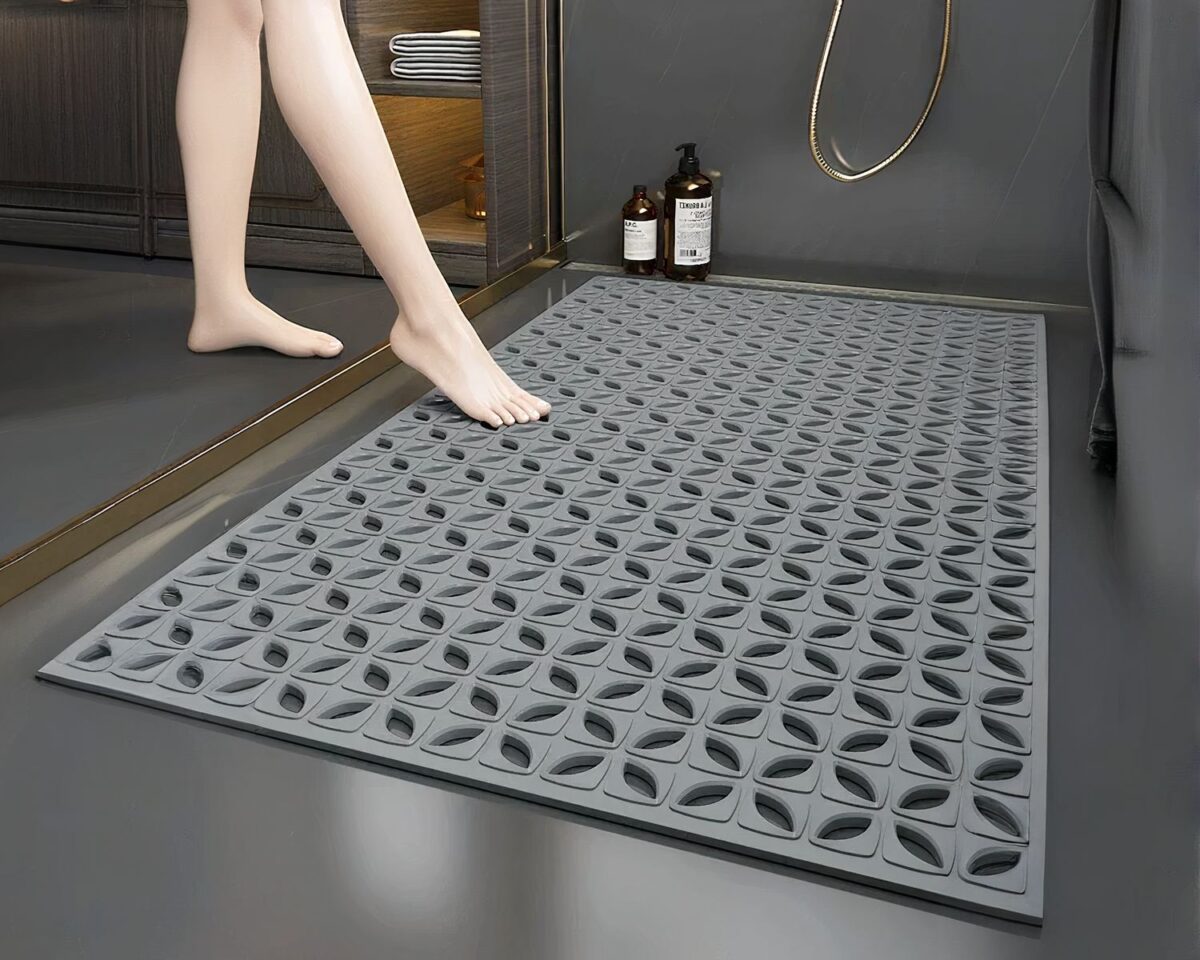 Tapis de bain antidérapant à motifs