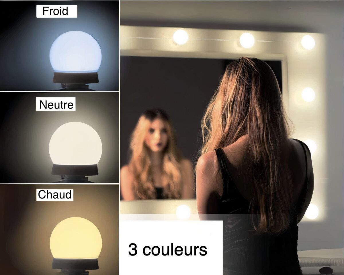 Ampoules salle de bain LED à intensité variable