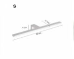 Réglette salle de bain LED style nordique