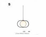 Suspension salle de bain ovale horizontale