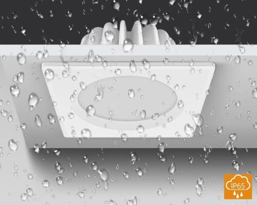 Spot LED encastrable carré IP65