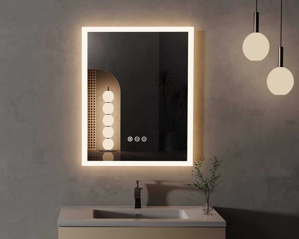 Miroir anti-buée lumineux pour salle de bain Miroir anti-buée lumineux pour salle de bain