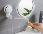 Miroir de maquillage mural auto-adhésif