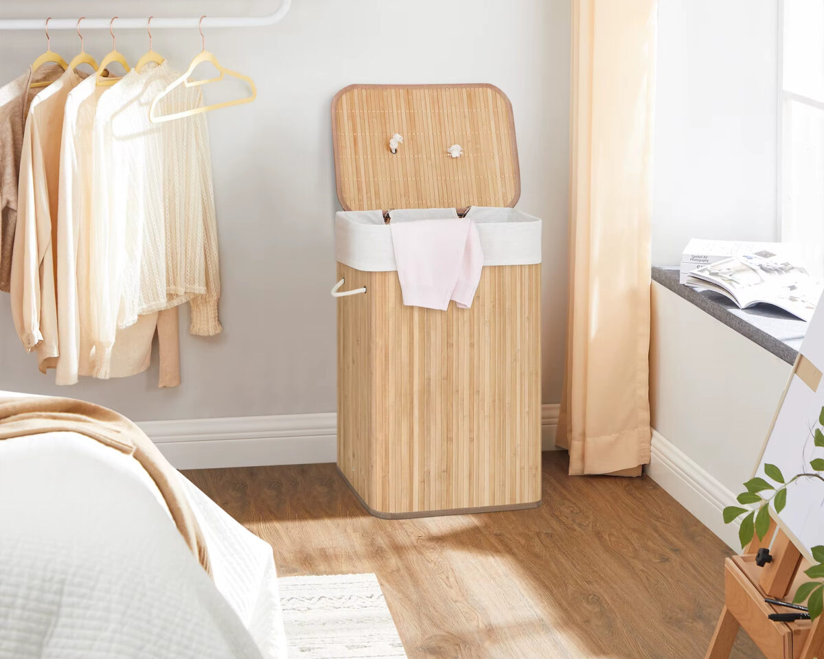 Panier à linge en bambou Panier à linge en bambou