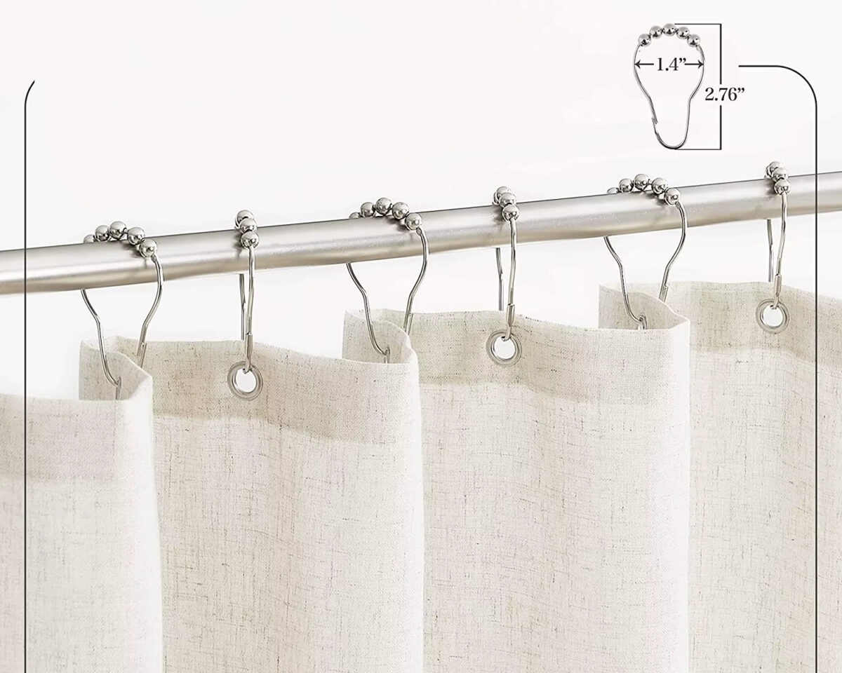 Rideau de douche bohème