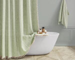 Rideau de douche en tissu style bohème