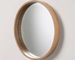 Miroir rond style farmhouse